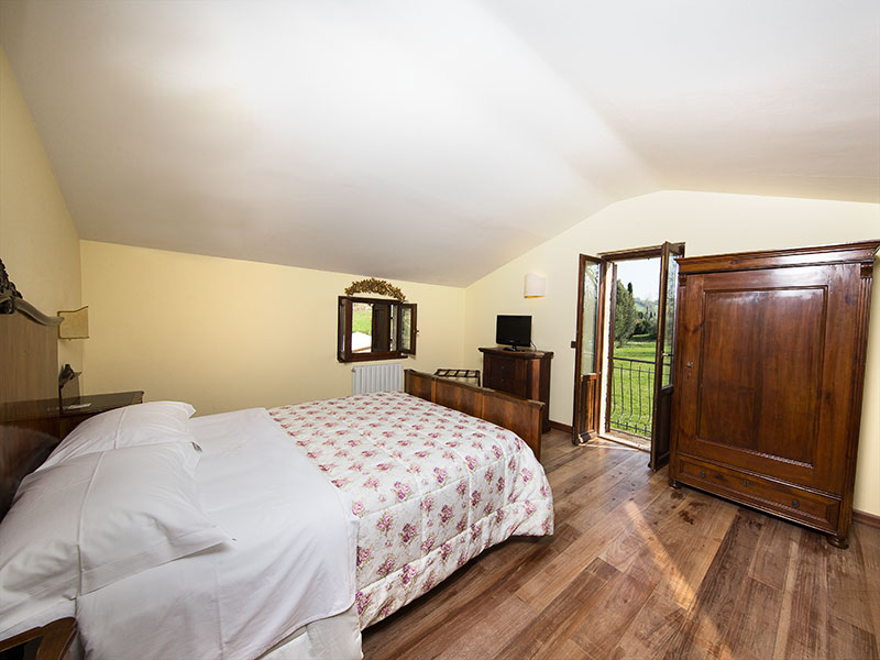 Camere del Resort Le Case a Macerata