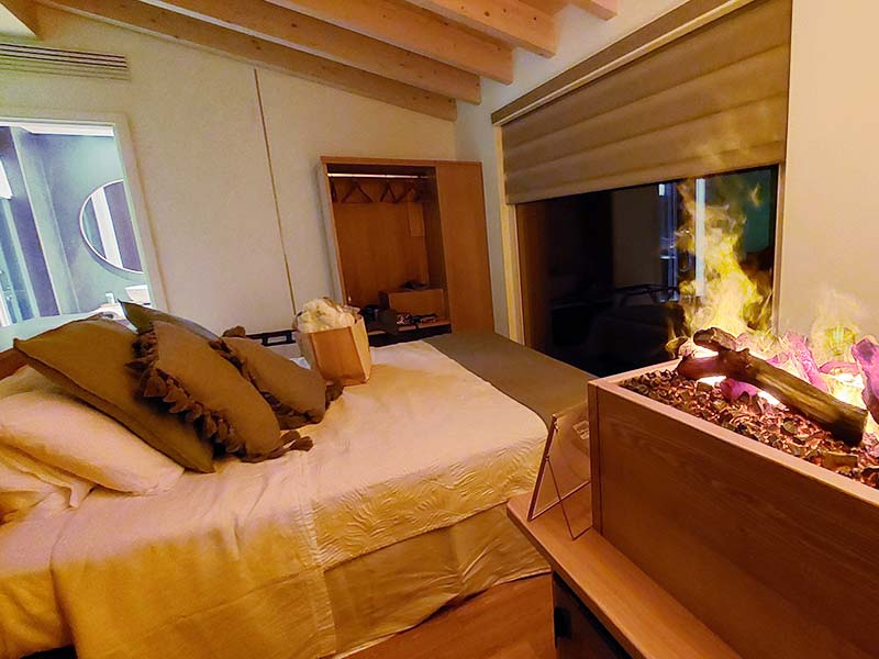 resort albergo le case macerata stilt house biocamino ad acqua